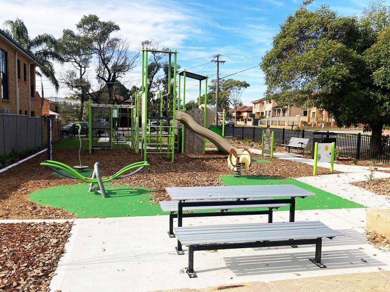 Dudley Reserve Cumberland Council Playground Construction by PLJ Group Australia